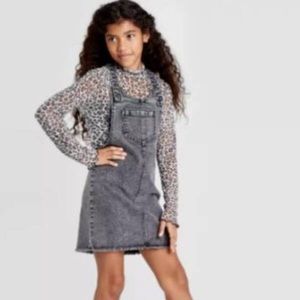 Art Class Girls Denim Skirtall Grey M 7/8